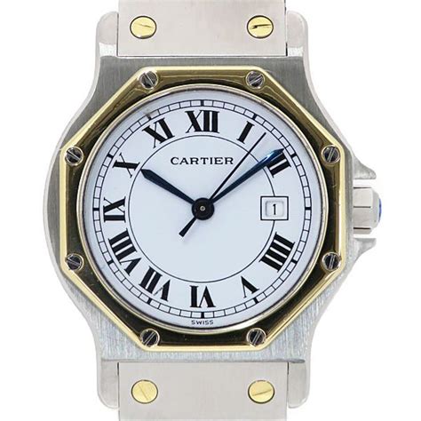 Cartier Santos Octagon LM Wrist Watch 81037288 Automatic